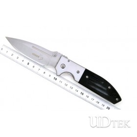Sanding surface folding knife stainless steel handle folding knife UD17057 